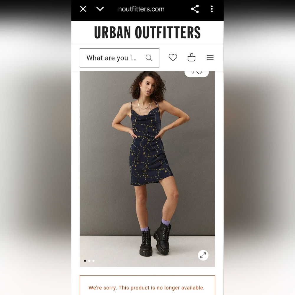 LIKE NEW Urban Outfitters Mallory Celestial Dress